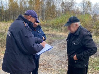 Сотрудники пожарно-спасательной части Шатуры нашли заблудившегося в лесу мужчину