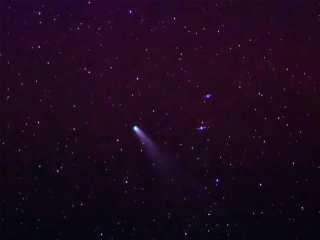 Самая яркая комета 2025 года попала на видео с МКС