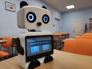 Школьник из Электростали, создавший робота-панду, решил запатентовать устройство