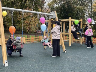 В Наро-Фоминске открыли новую детскую площадку на улице Латышской