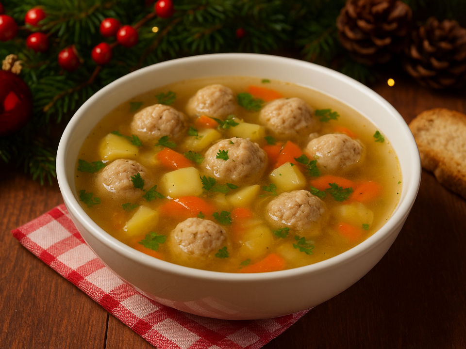 Когда нужен быстрый обед без нервов: суп с куриными фрикадельками за 20 минут делает день проще