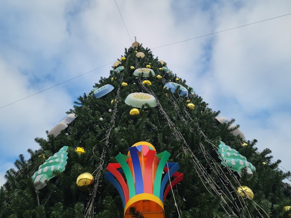 Елка-гигант в Красногорске обещает устроить световое шоу