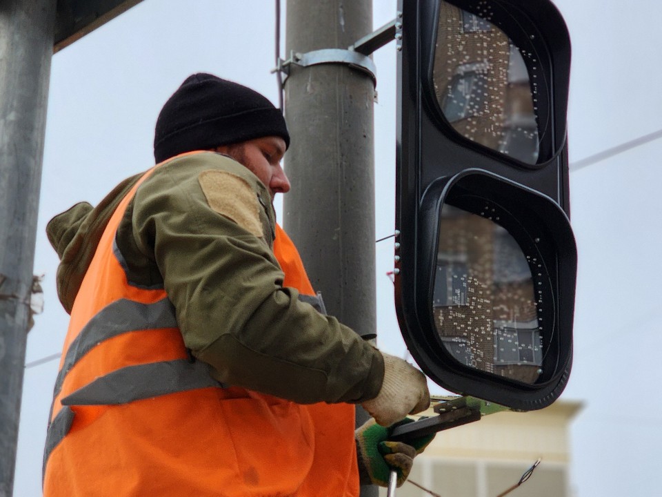 В Подольске перенастроили светофор на пересечении улиц Горького и Московская