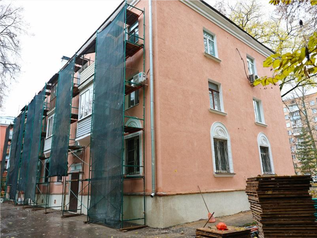 Мытищи наводят марафет: исторический фасад и новая кровля – два дома преобразятся