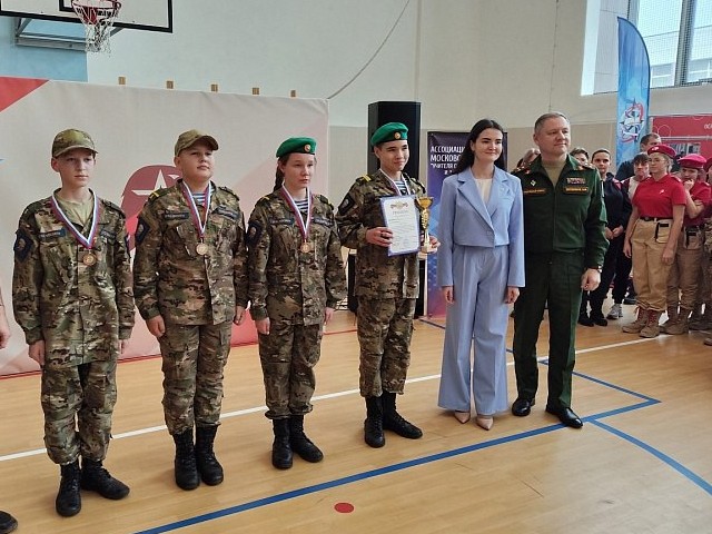 Воскресенские курсанты стали призерами чемпионата Юнармии в Подмосковье