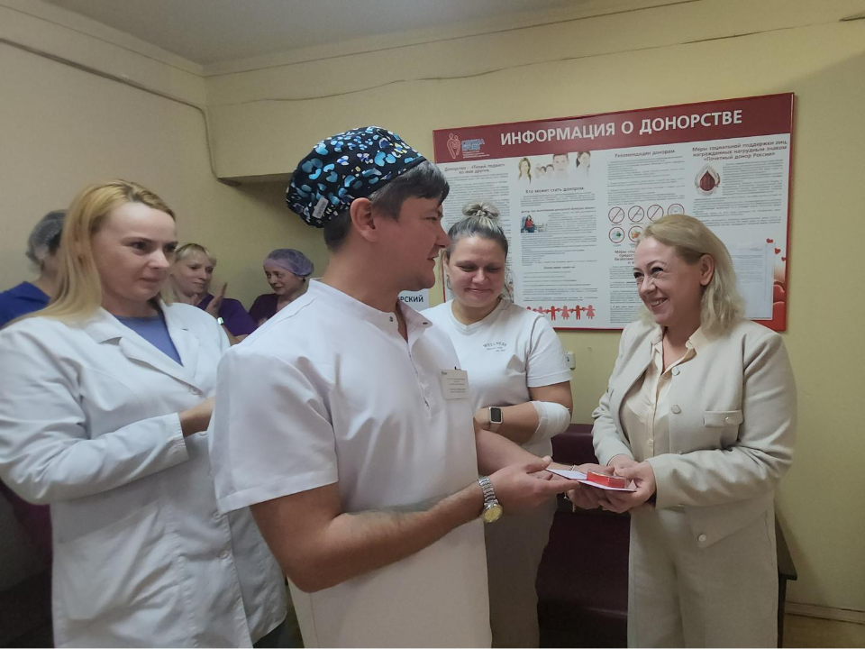 Люберчанка стала почетным донором по примеру мамы