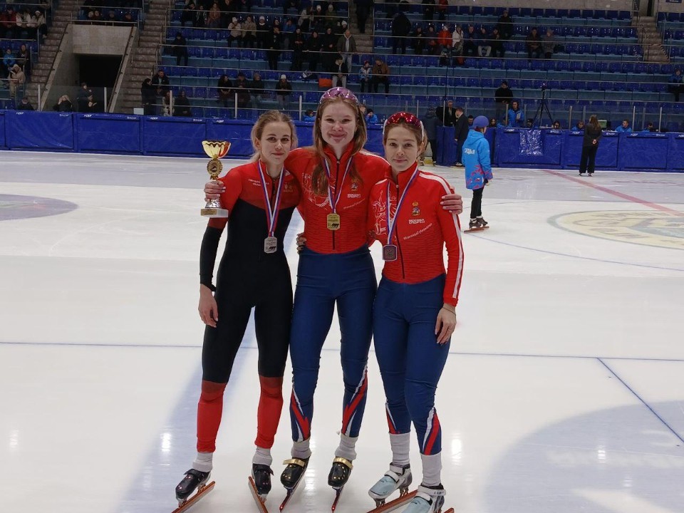 Коломенские спортсмены стали лучшими на Кубке России по шорт-треку