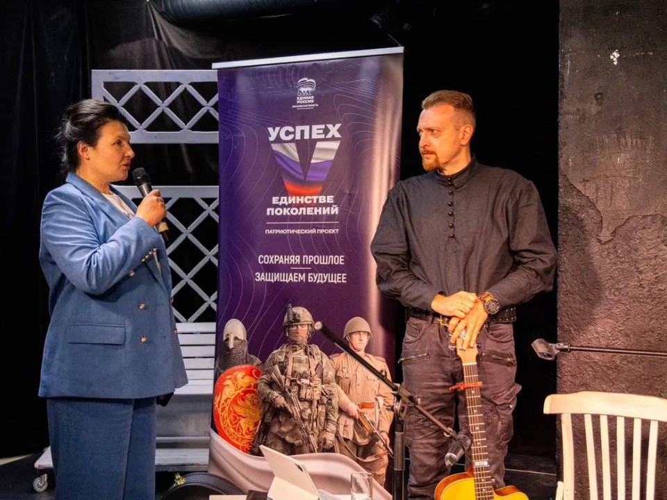 Музыкант с передовой поделился с лобненцами своими историями и творчеством