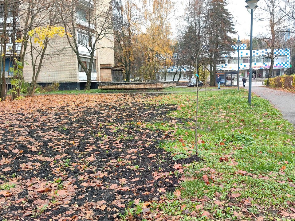 Дворы в Звездном городке привели в порядок после ремонта тепловых сетей