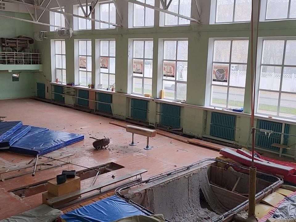 Планировку залов изменят в тренировочном корпусе стадиона «Вымпел» после ремонта