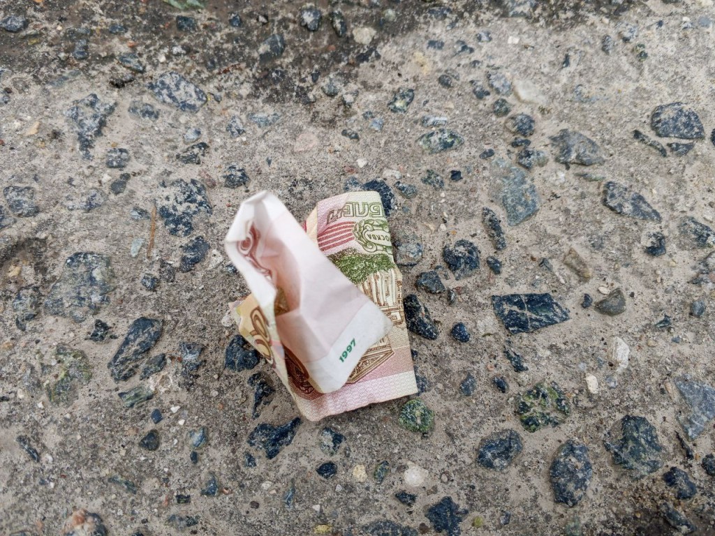 Неизвестные разбрасывают «сотки» по Егорьевску