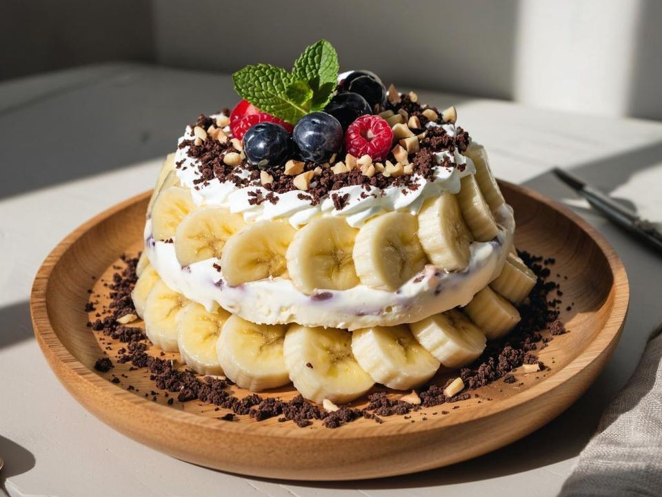 Легким движением руки банан превращается в изысканный шоколадный десерт: сначала нужно заморозить