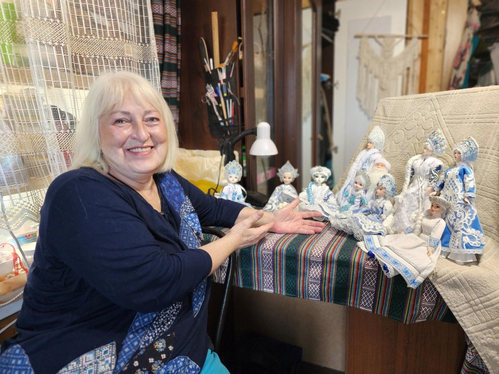 Образы для кукол-Снегурочек, созданных художницей из Сергиева Посада, навеяли книги, кино и картины