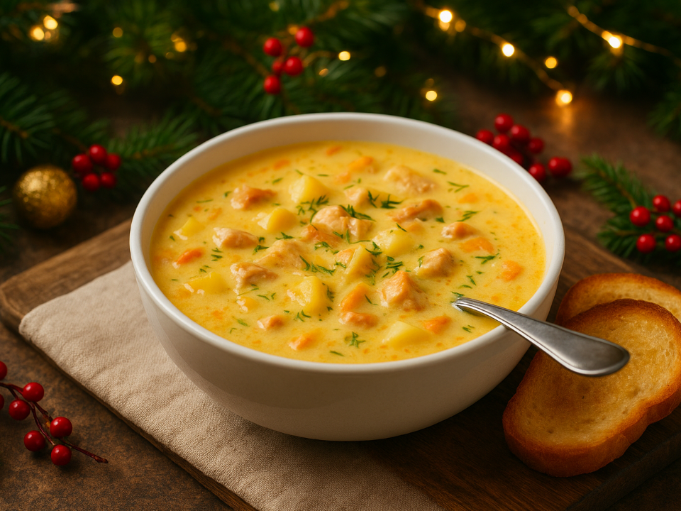 Аппетитно, кремово и пахнет копченостями: варим сырный суп с курицей — рецепт для сытного обеда