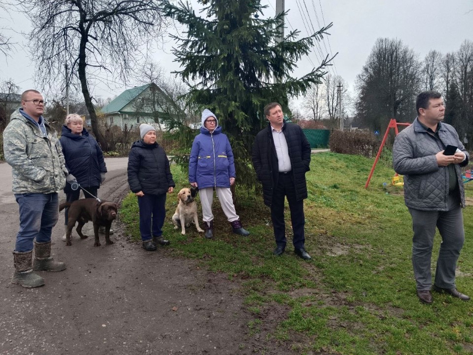 Жителям Коровина помогут установить новое уличное освещение