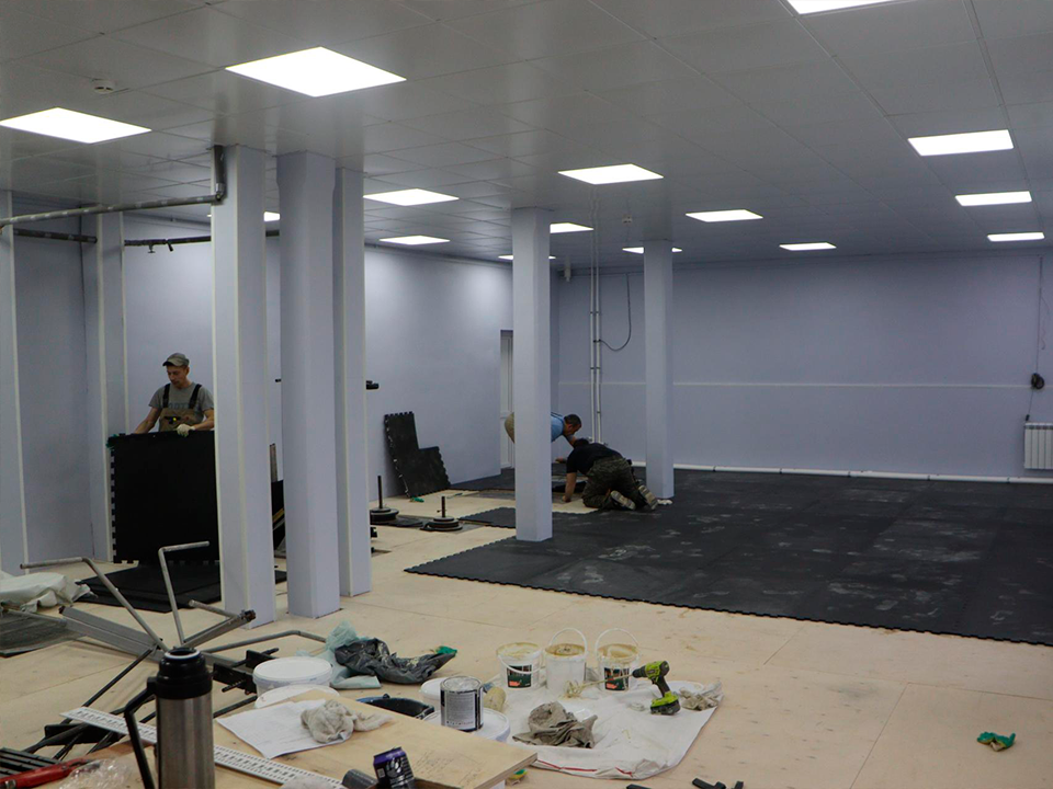 В Зарайске завершается ремонт в подростково-молодежном клубе «Витязь»