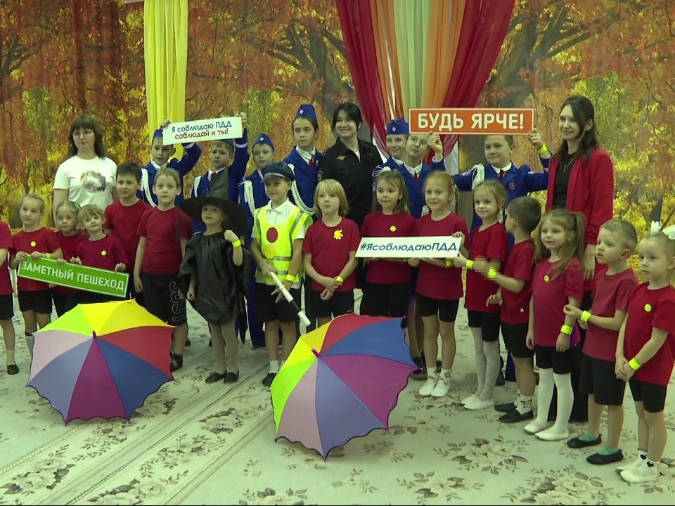 Сотрудники Госавтоинспекции Балашихи помогли воспитанникам детского сада стать ярче