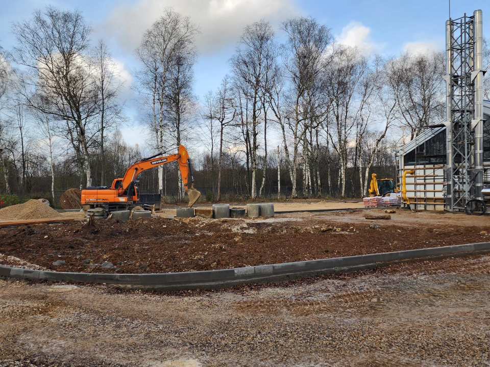 Парковку и подъездную дорогу строят в мелиховской усадьбе Чехова