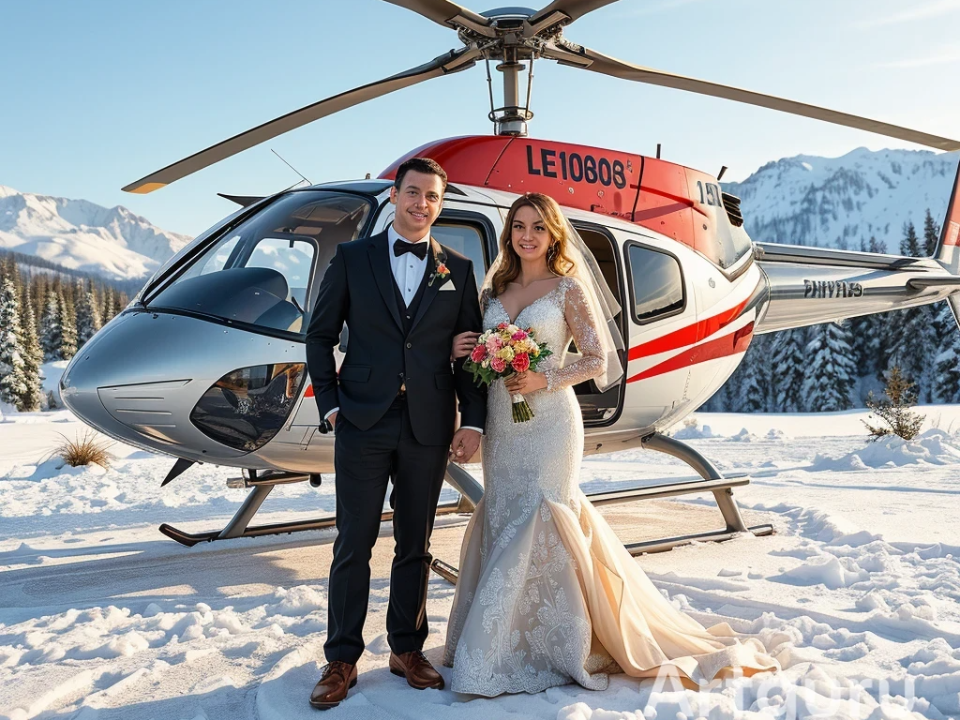 Брак на небесах: в Одинцовском округе открылась свадебная площадка на вертодроме