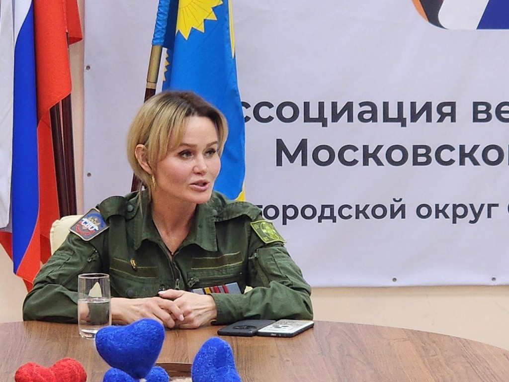 Военкор и участница СВО Лина Корсак встретилась с активистами Солнечногорска