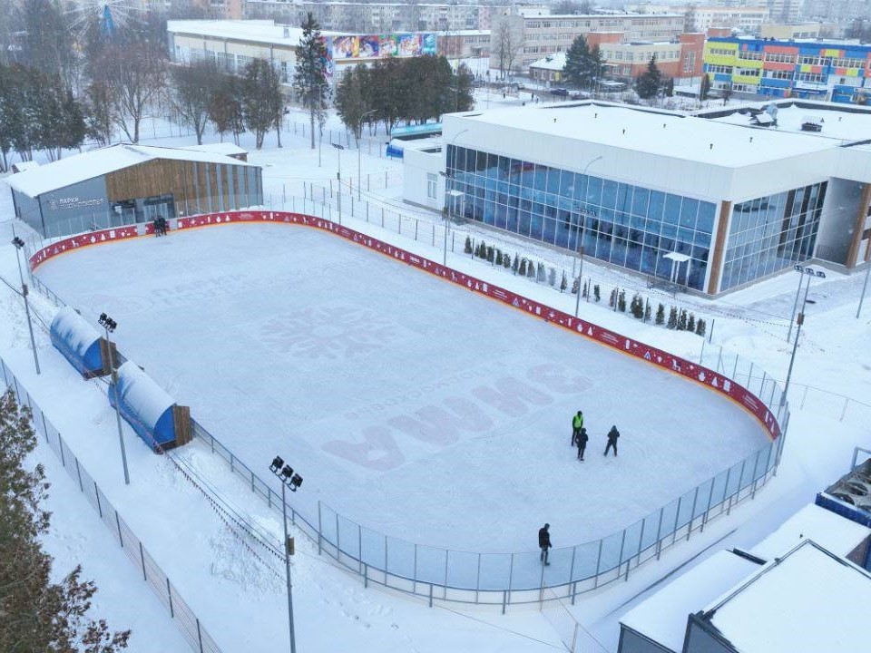 В Серпухове готовится к открытию зимний каток в «Питомнике»