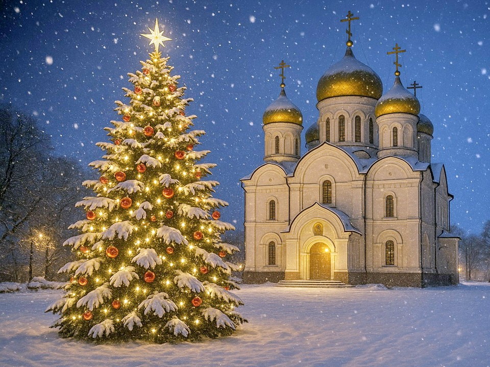 Календарь православных церковных праздников на декабрь 2025 года