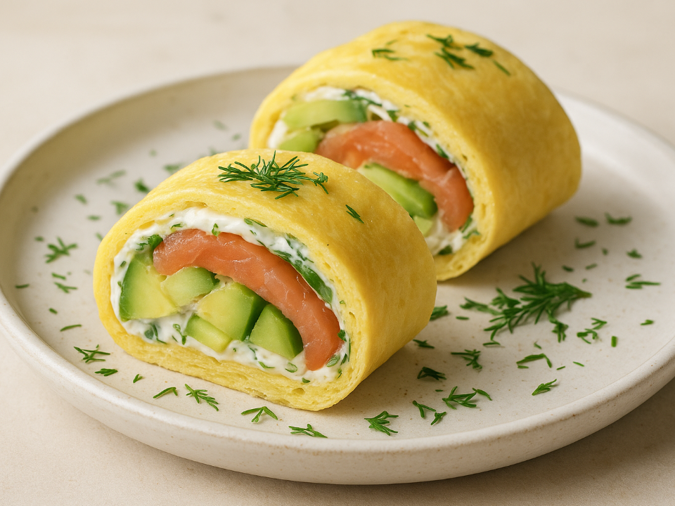 Омлет, который сворачивают как суши: что такое яичный ролл и почему он стал хитом завтраков