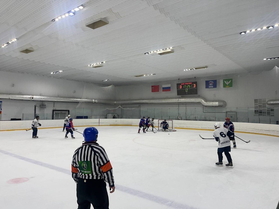 Хоккеисты из Шаховской разгромили команду из Павловского Посада