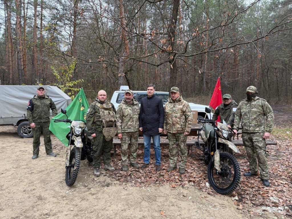 Мотоциклы и спецтехника: как Котельники поддерживают участников СВО в ЛНР