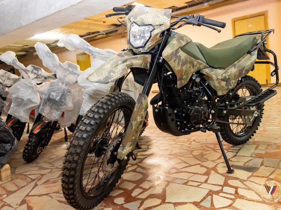 Мотоциклы отправят в зону СВО из Орехово-Зуева