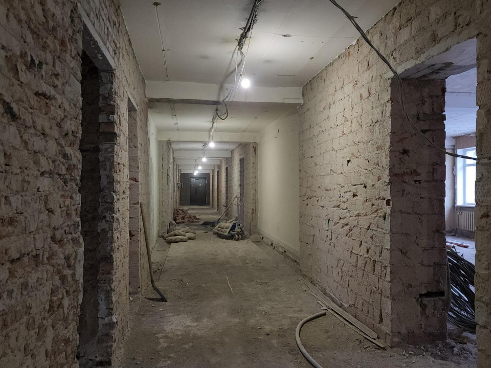 Красногорский колледж обновляется: демонтировали старое, возводят новое