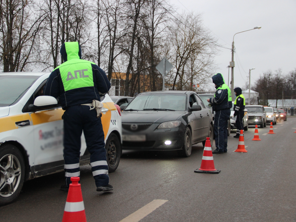 Дорожные полицейские в Егорьевске в ноябре проверят автомобилистов на трезвость