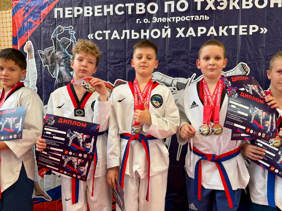 Воспитанники спортивной школы округа завоевали 23 медали на первенстве по тхэквондо в Подмосковье
