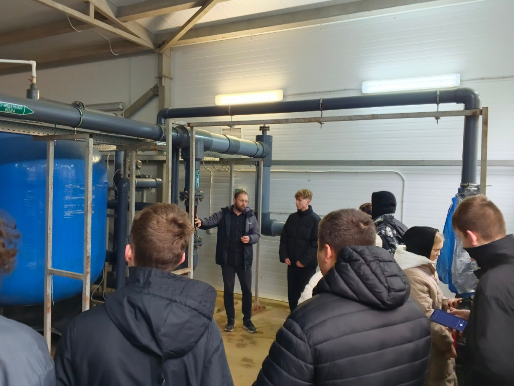 Студенты Наро-Фоминского техникума изучили работу водозаборного узла на практике