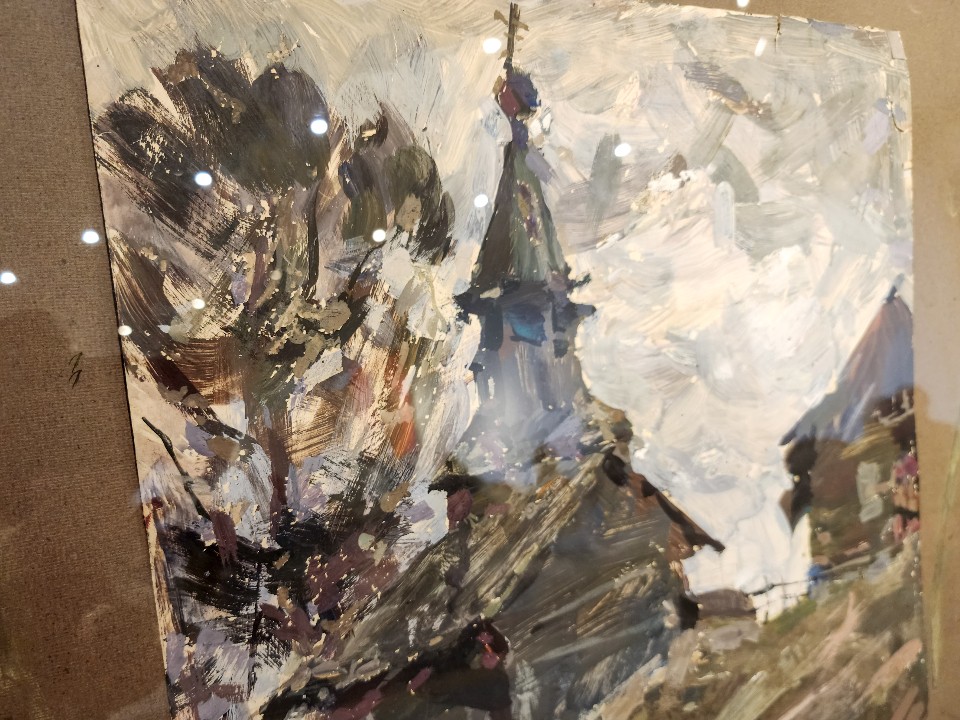 Художник Алексей Шеболдаев передал картину Подольскому краеведческому музею