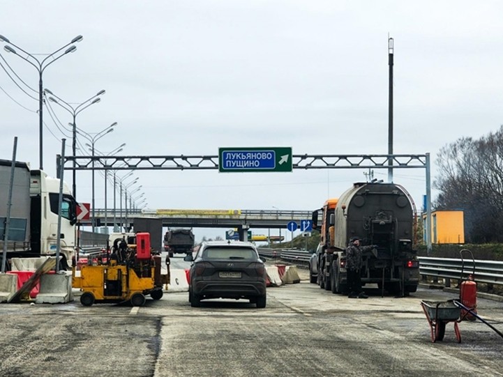 Пробки на трассе М-2 исчезнут после открытия путепроводов на 104‑м и 107‑м километрах