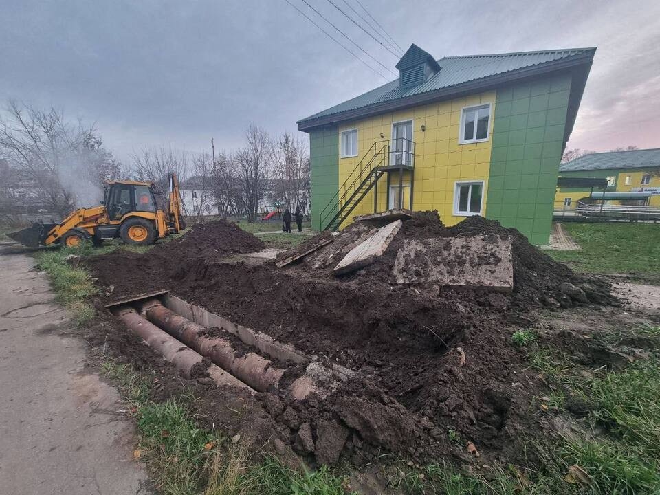 Областная служба помогает устранять коммунальную аварию в Кашире-2