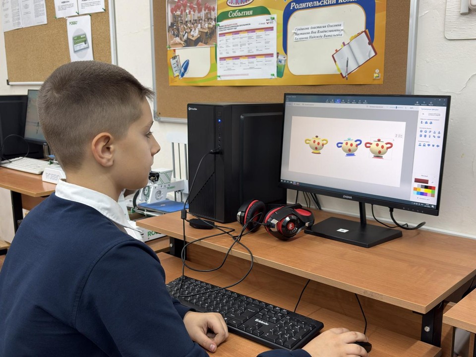 3D-модели собирают на каникулах в школьном лагере коломенского лицея