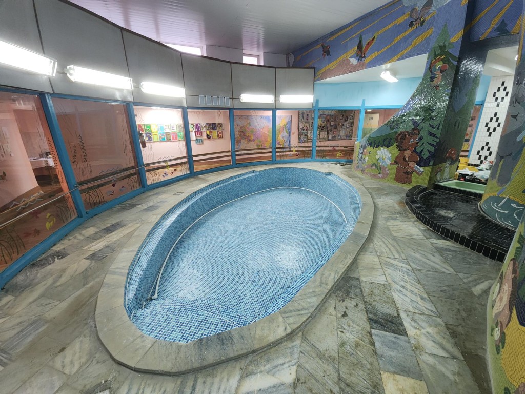 В Черноголовке в детском саду «Сказка» заканчивают ремонтировать бассейн