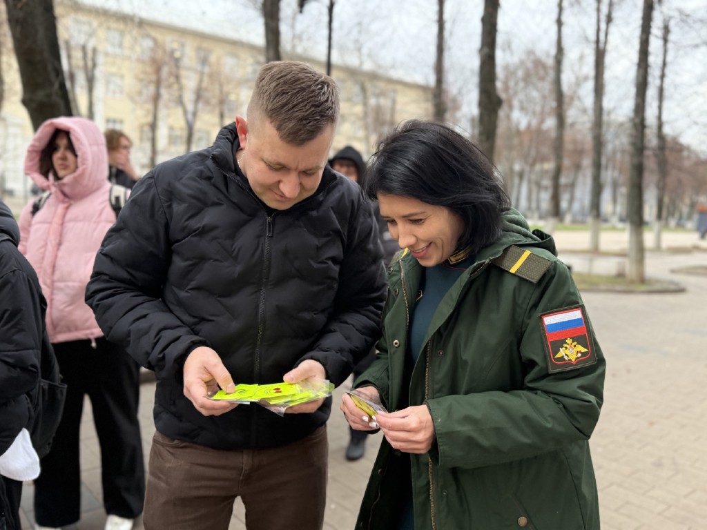 Герой России рассказала школьникам Ступина о безопасности на дороге