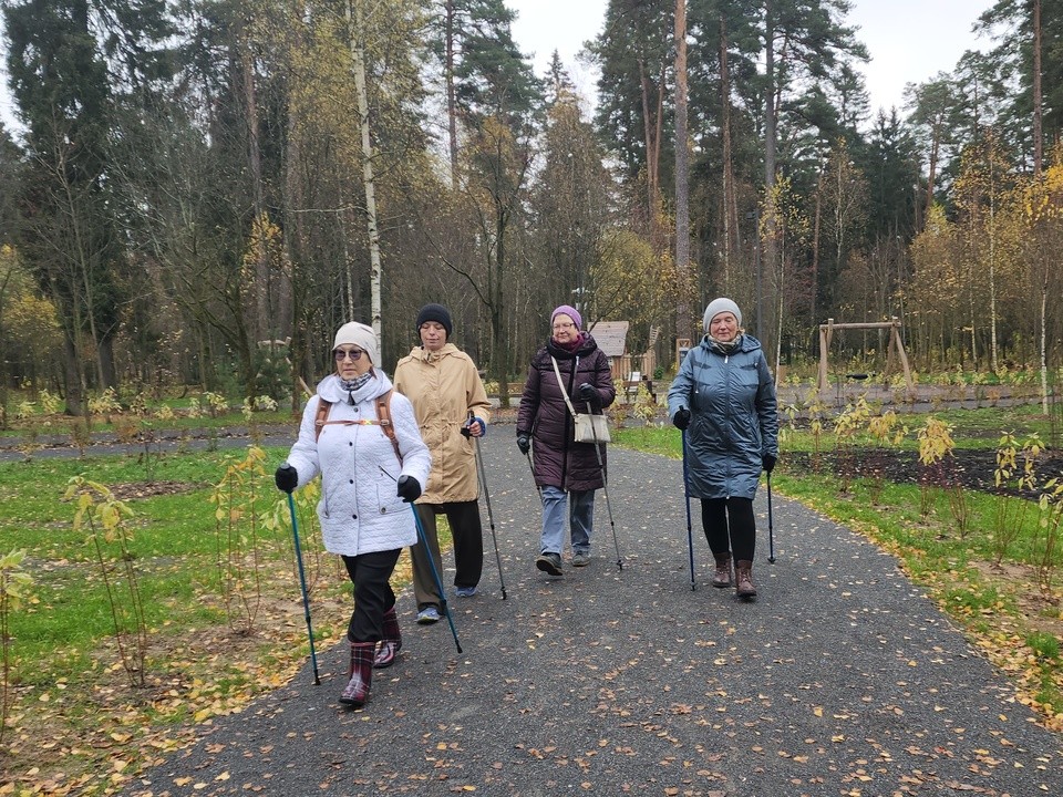 Мастер-класс по скандинавской ходьбе дадут 25 ноября на «Бронницком лугу»