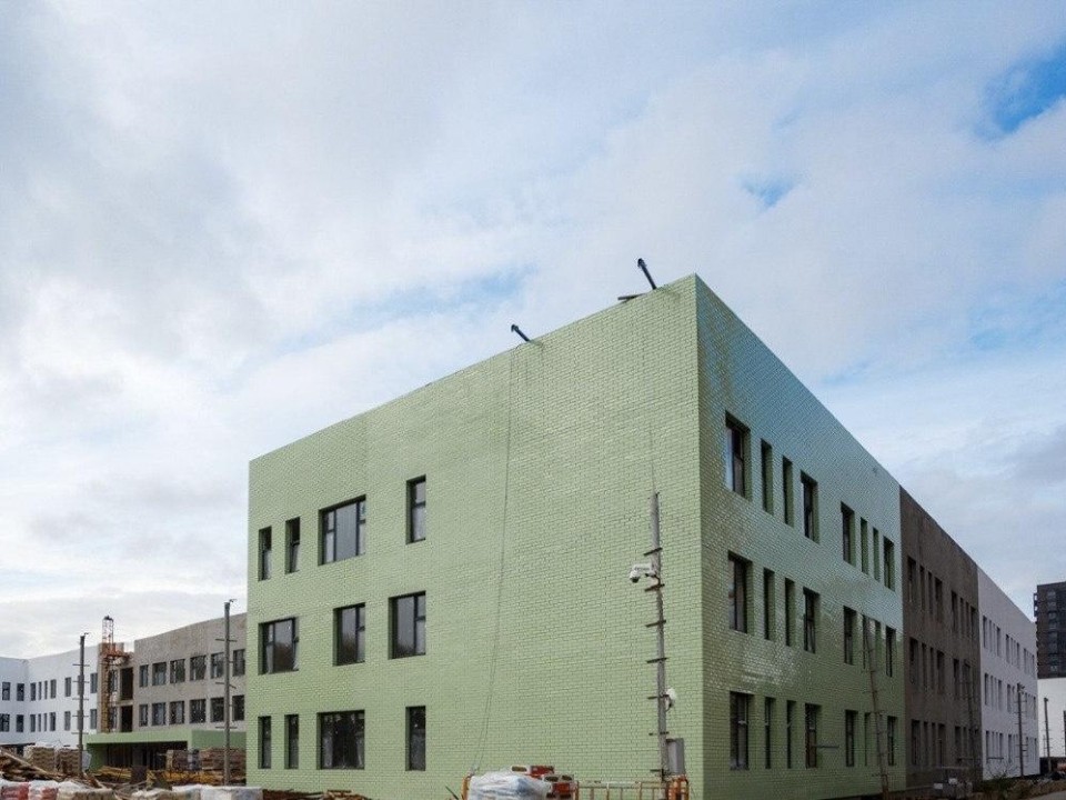 Три этажа знаний: как в Люберцах строят школу будущего на 1,1 тыс. учащихся