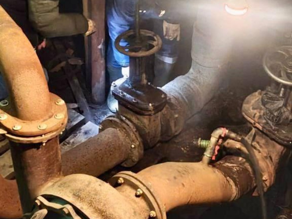 «Сердце» водоотведения Куровского получило новый «клапан»: как замена арматуры на Советской спасла систему от протечек