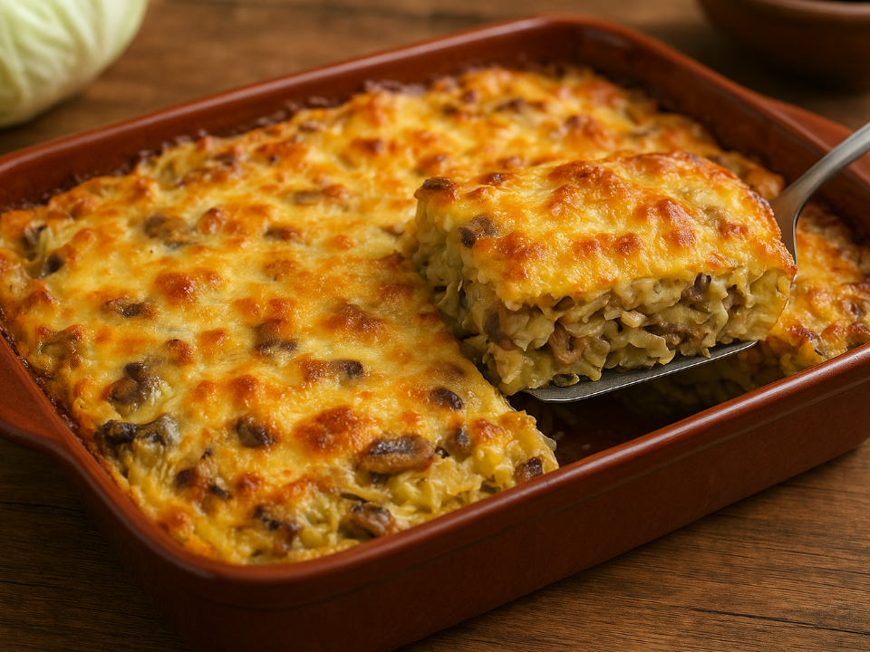 Чтобы муж сказал «вот это вкусно»: простая запеканка из капусты — что важно сделать с кочаном перед духовкой