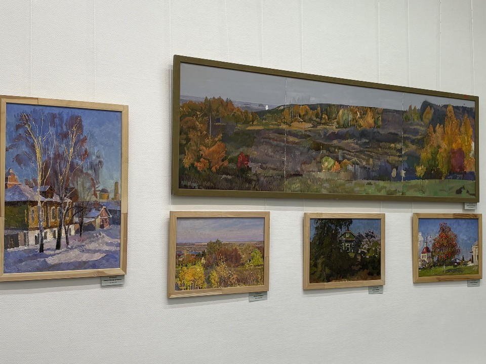 Акварельные работы от Русского Севера до Поволжья представлены в музее