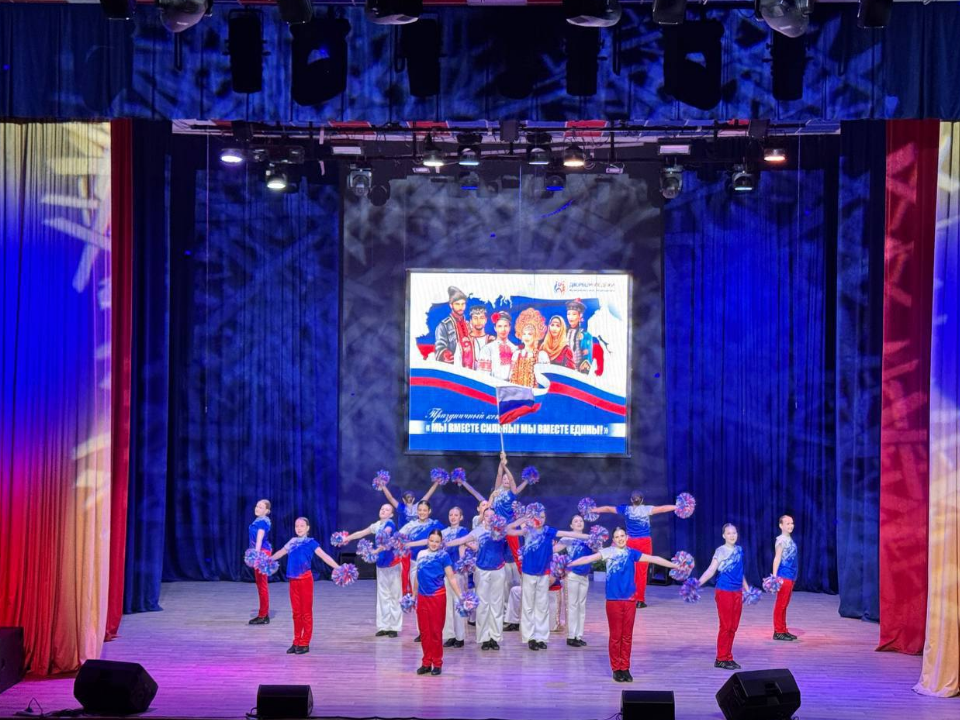 Зал Дворца молодежи в Подольске согрел душу концертом единства накануне праздника