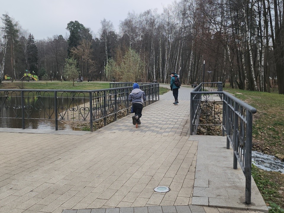 Пешеходный мост через озеро в Малаховке откроют в декабре