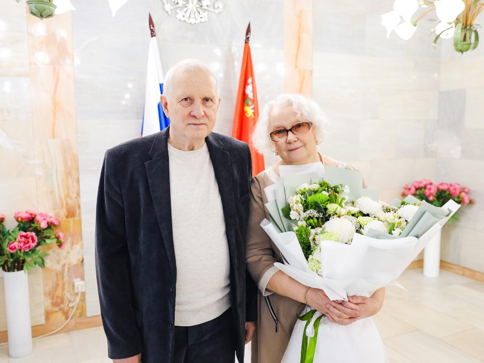 Пара из Химок отпраздновала полвека семейной жизни