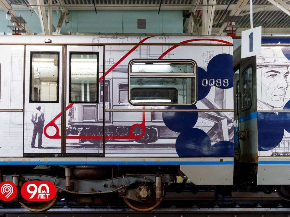 Новый юбилейный поезд: история отечественной промышленности вышла на рельсы в метро