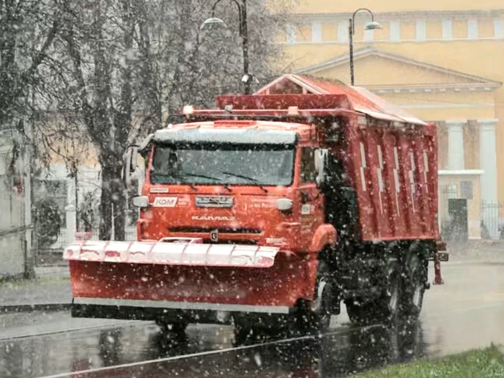Сотню единиц техники задействовали в Кашире для устранения последствий снегопада